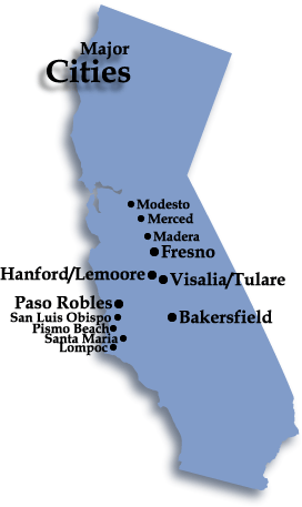 California Major Cities